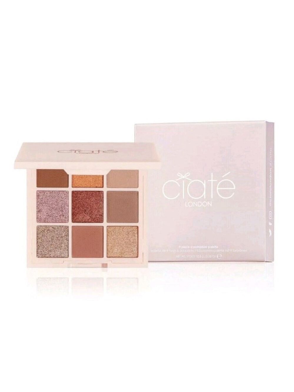 NEW Ciate London Palette 9pc Eyeshadow Full Size Palette 0.38 Oz Net Weight
